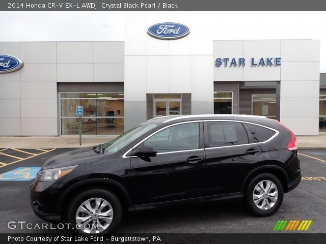 2014 Honda CR-V EX-L AWD in Crystal Black Pearl