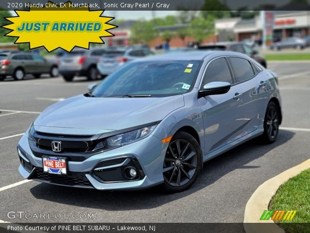 2020 Honda Civic EX Hatchback in Sonic Gray Pearl