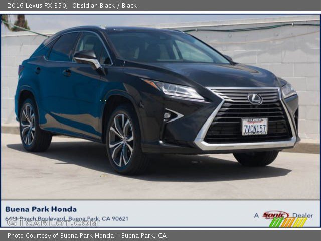 2016 Lexus RX 350 in Obsidian Black