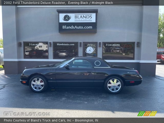 2002 Ford Thunderbird Deluxe Roadster in Evening Black