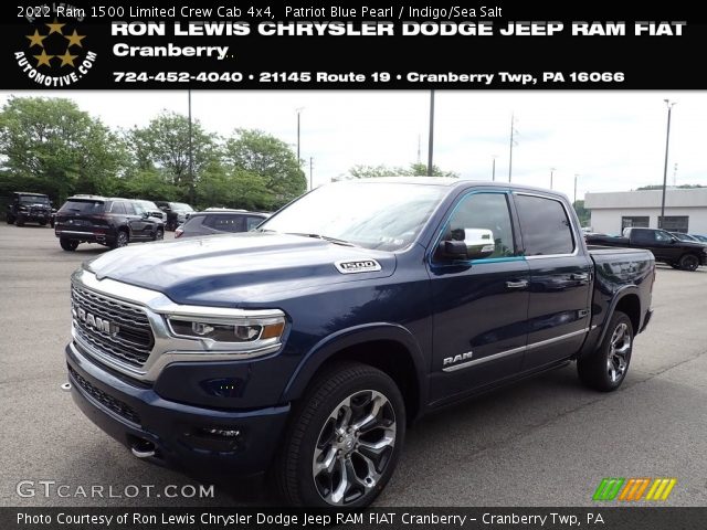 2022 Ram 1500 Limited Crew Cab 4x4 in Patriot Blue Pearl