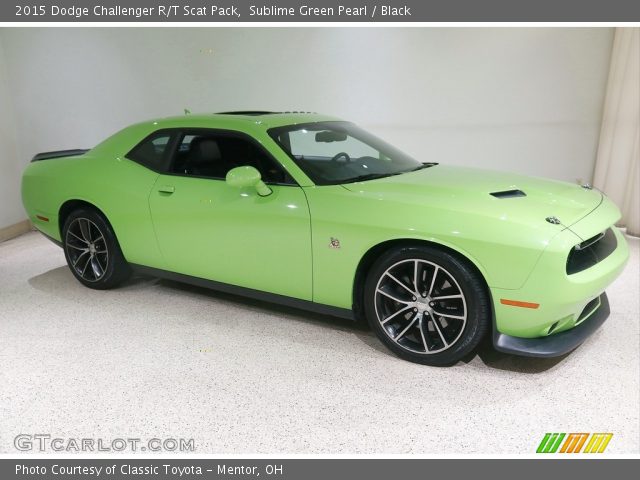 2015 Dodge Challenger R/T Scat Pack in Sublime Green Pearl