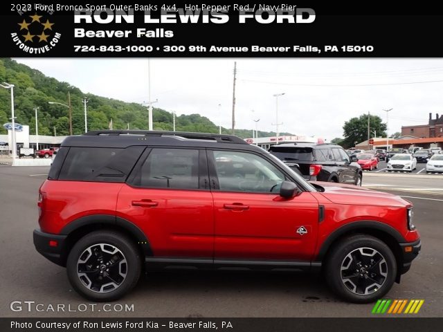 2022 Ford Bronco Sport Outer Banks 4x4 in Hot Pepper Red