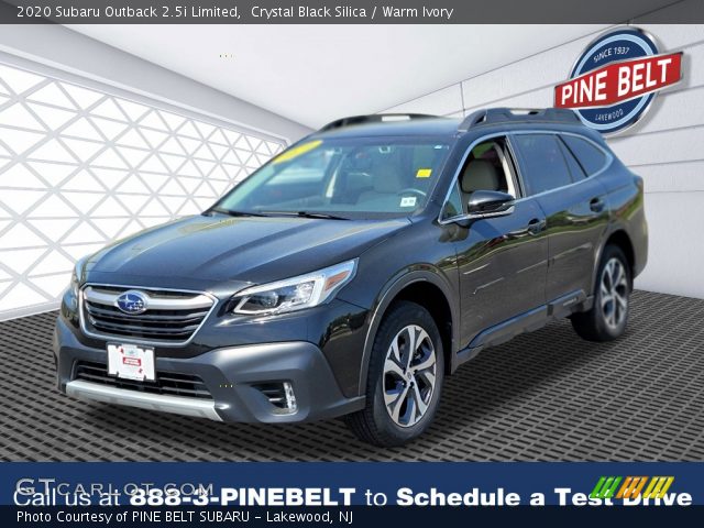 2020 Subaru Outback 2.5i Limited in Crystal Black Silica