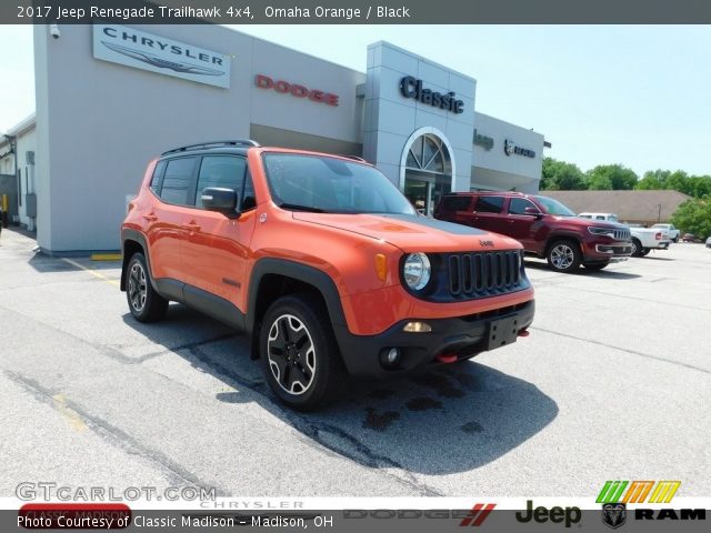 2017 Jeep Renegade Trailhawk 4x4 in Omaha Orange