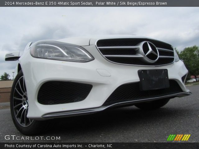 2014 Mercedes-Benz E 350 4Matic Sport Sedan in Polar White