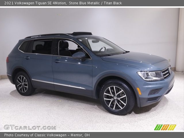2021 Volkswagen Tiguan SE 4Motion in Stone Blue Metallic