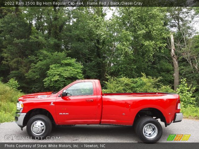 2022 Ram 3500 Big Horn Regular Cab 4x4 in Flame Red