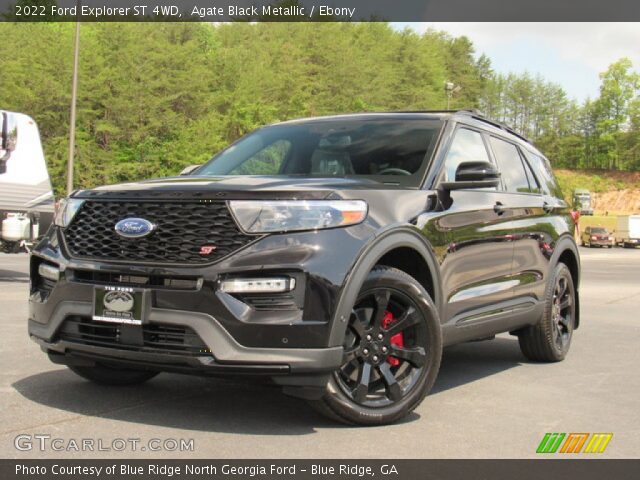 2022 Ford Explorer ST 4WD in Agate Black Metallic
