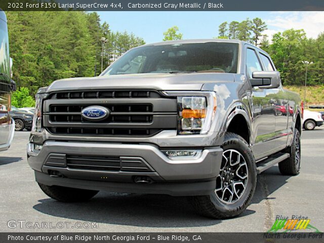 2022 Ford F150 Lariat SuperCrew 4x4 in Carbonized Gray Metallic