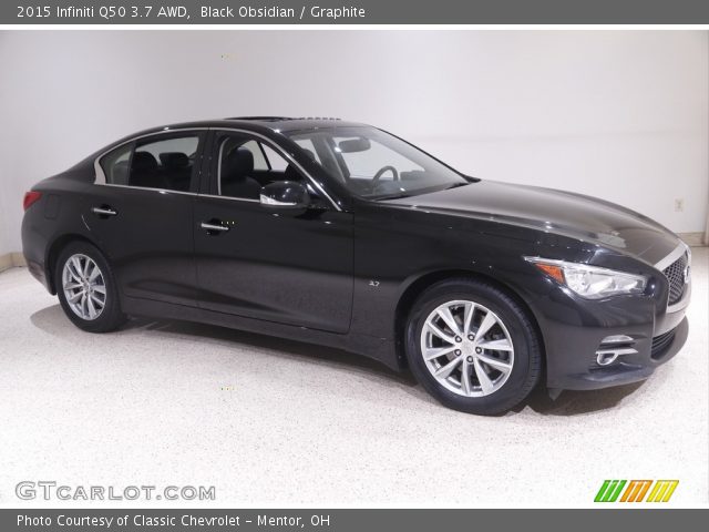 2015 Infiniti Q50 3.7 AWD in Black Obsidian