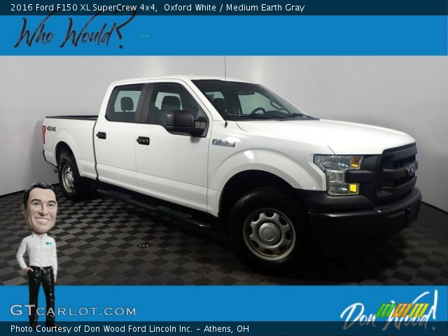 2016 Ford F150 XL SuperCrew 4x4 in Oxford White