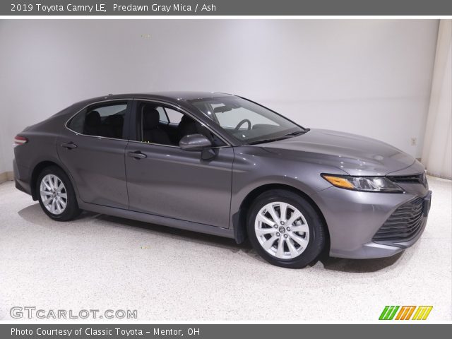 2019 Toyota Camry LE in Predawn Gray Mica