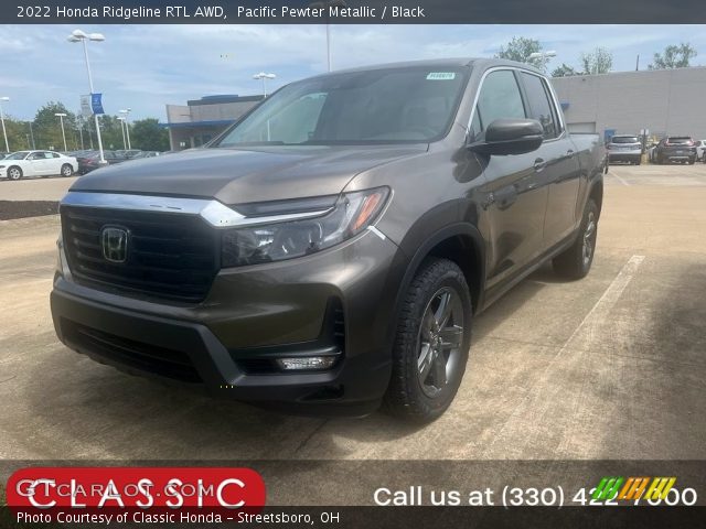 2022 Honda Ridgeline RTL AWD in Pacific Pewter Metallic