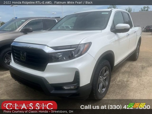 2022 Honda Ridgeline RTL-E AWD in Platinum White Pearl