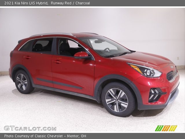 2021 Kia Niro LXS Hybrid in Runway Red