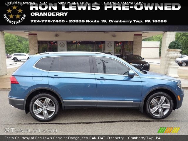 2018 Volkswagen Tiguan SEL Premium 4MOTION in Silk Blue Metallic