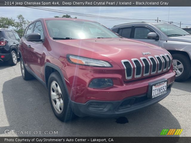 2014 Jeep Cherokee Sport 4x4 in Deep Cherry Red Crystal Pearl