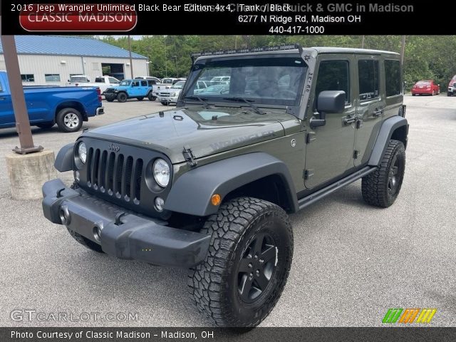 2016 Jeep Wrangler Unlimited Black Bear Edition 4x4 in Tank