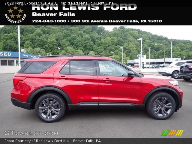 2022 Ford Explorer XLT 4WD in Rapid Red Metallic