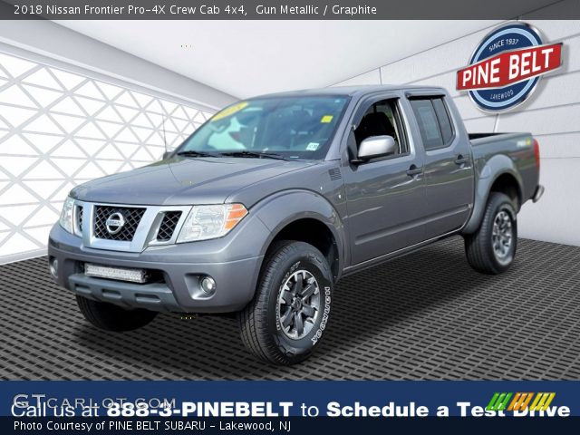 2018 Nissan Frontier Pro-4X Crew Cab 4x4 in Gun Metallic