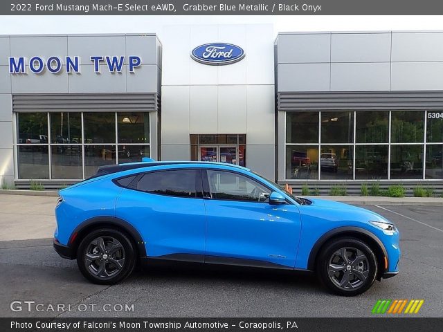 2022 Ford Mustang Mach-E Select eAWD in Grabber Blue Metallic