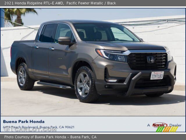 2021 Honda Ridgeline RTL-E AWD in Pacific Pewter Metallic