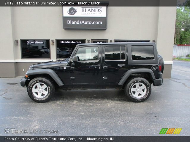 2012 Jeep Wrangler Unlimited Sport 4x4 in Black