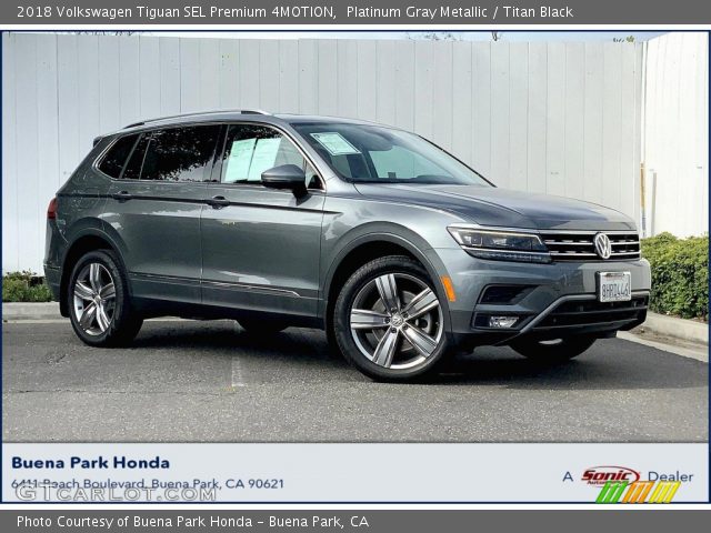 2018 Volkswagen Tiguan SEL Premium 4MOTION in Platinum Gray Metallic