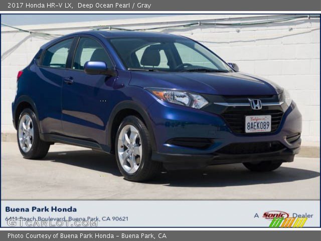 2017 Honda HR-V LX in Deep Ocean Pearl