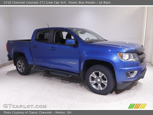 2018 Chevrolet Colorado Z71 Crew Cab 4x4 in Kinetic Blue Metallic