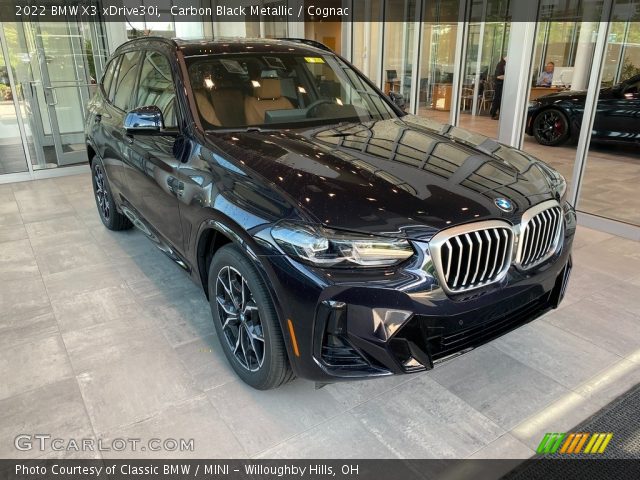 2022 BMW X3 xDrive30i in Carbon Black Metallic
