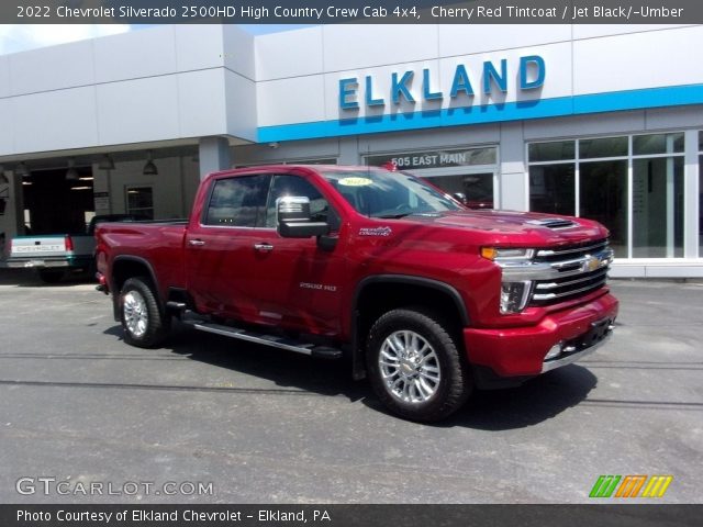 2022 Chevrolet Silverado 2500HD High Country Crew Cab 4x4 in Cherry Red Tintcoat