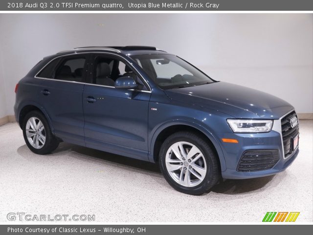 2018 Audi Q3 2.0 TFSI Premium quattro in Utopia Blue Metallic