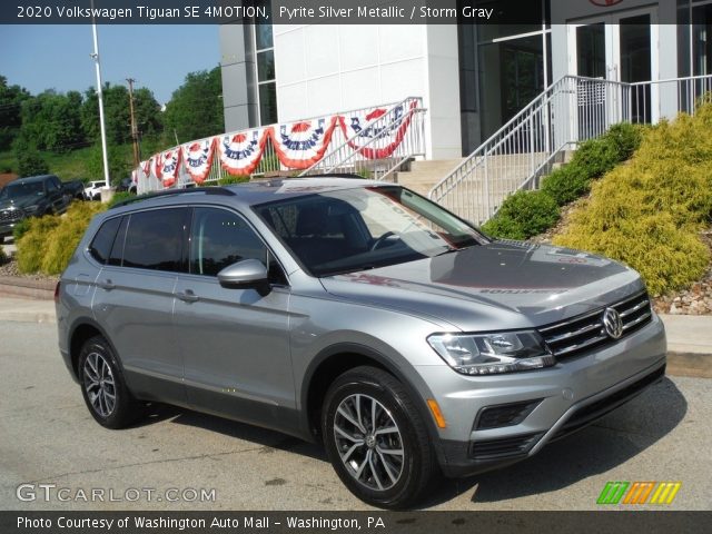 2020 Volkswagen Tiguan SE 4MOTION in Pyrite Silver Metallic