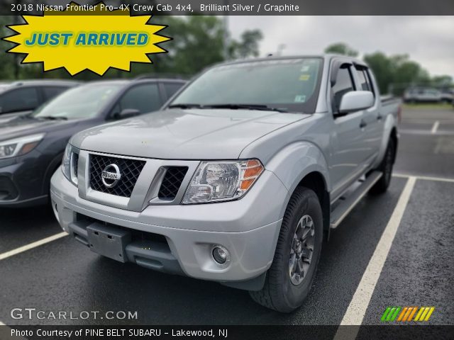 2018 Nissan Frontier Pro-4X Crew Cab 4x4 in Brilliant Silver