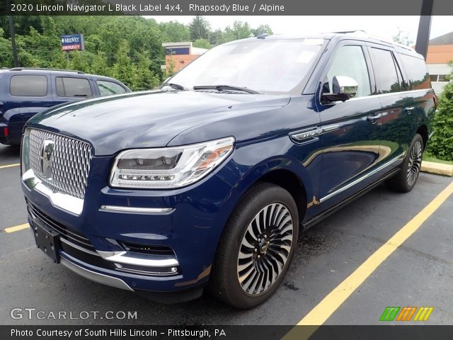 2020 Lincoln Navigator L Black Label 4x4 in Rhapsody Blue