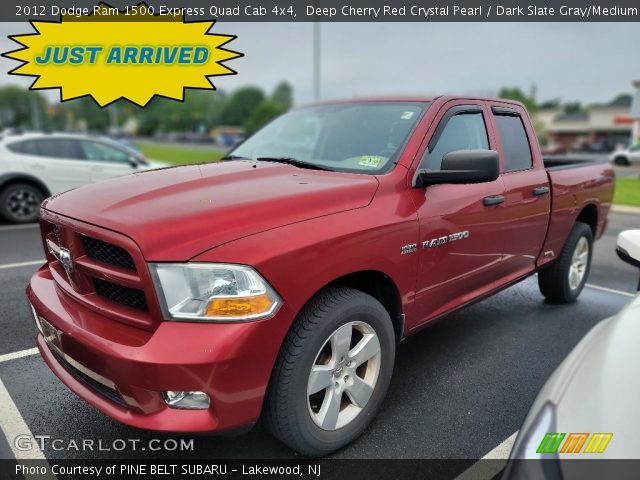 2012 Dodge Ram 1500 Express Quad Cab 4x4 in Deep Cherry Red Crystal Pearl