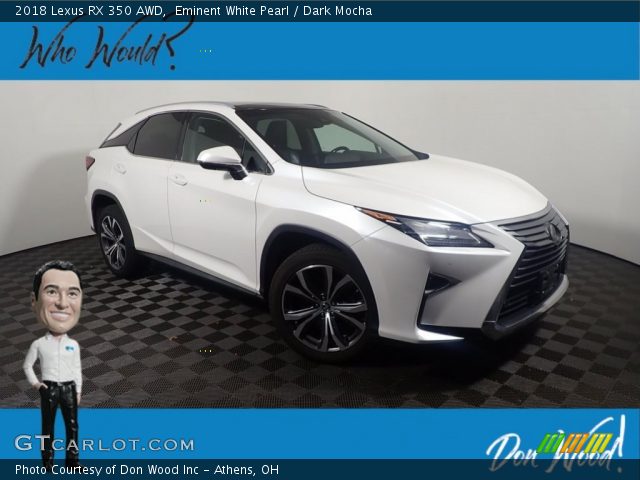 2018 Lexus RX 350 AWD in Eminent White Pearl