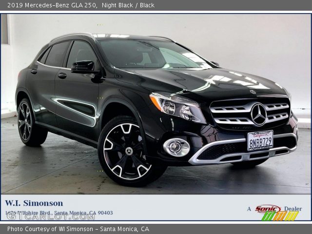 2019 Mercedes-Benz GLA 250 in Night Black