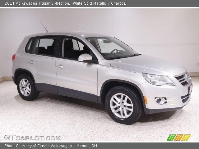2011 Volkswagen Tiguan S 4Motion in White Gold Metallic