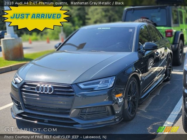 2018 Audi A4 2.0T Premium quattro in Manhattan Gray Metallic