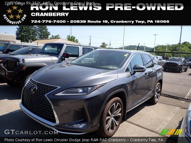 2022 Lexus RX 350L AWD in Cloudburst Gray