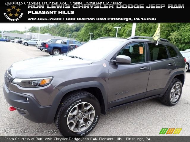 2020 Jeep Cherokee Trailhawk 4x4 in Granite Crystal Metallic