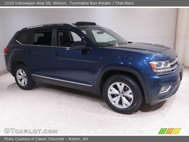 2018 Volkswagen Atlas SEL 4Motion in Tourmaline Blue Metallic