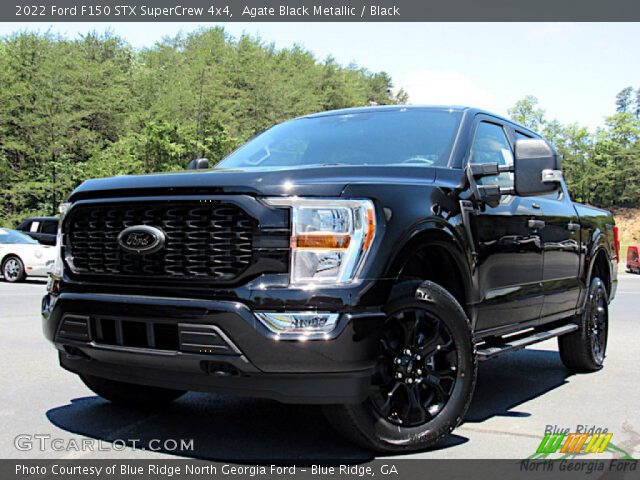 2022 Ford F150 STX SuperCrew 4x4 in Agate Black Metallic