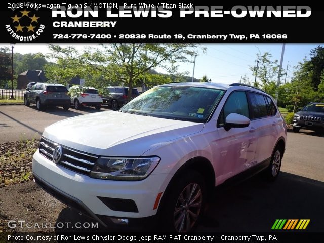 2018 Volkswagen Tiguan S 4MOTION in Pure White