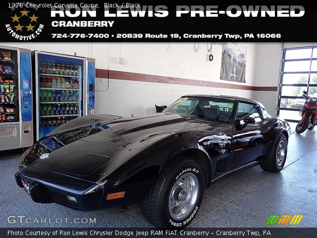1978 Chevrolet Corvette Coupe in Black