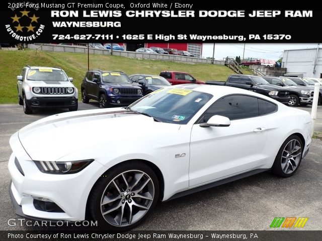 2016 Ford Mustang GT Premium Coupe in Oxford White