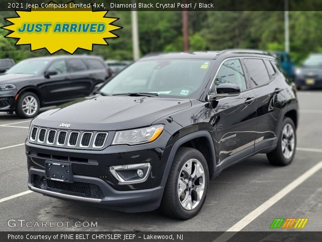 2021 Jeep Compass Limited 4x4 in Diamond Black Crystal Pearl